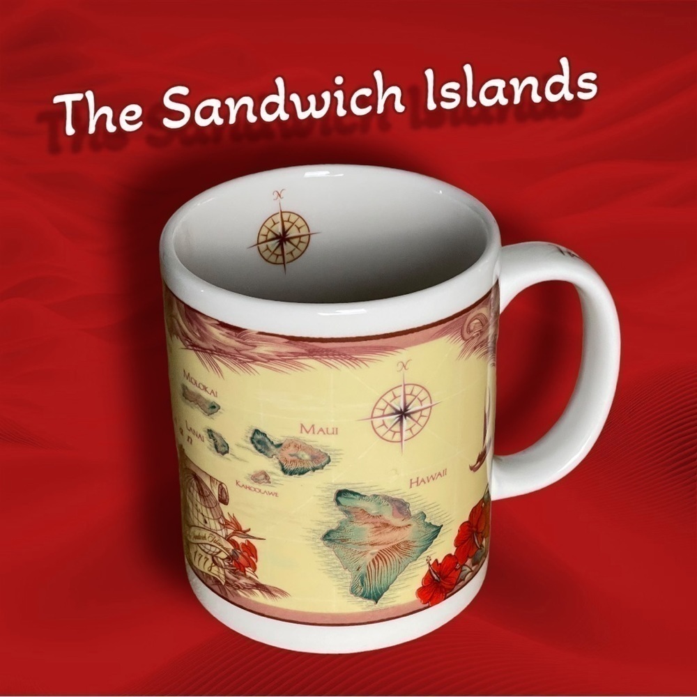 THE Islander Group Hawaii The Sandwich Islands Coffee Mug
